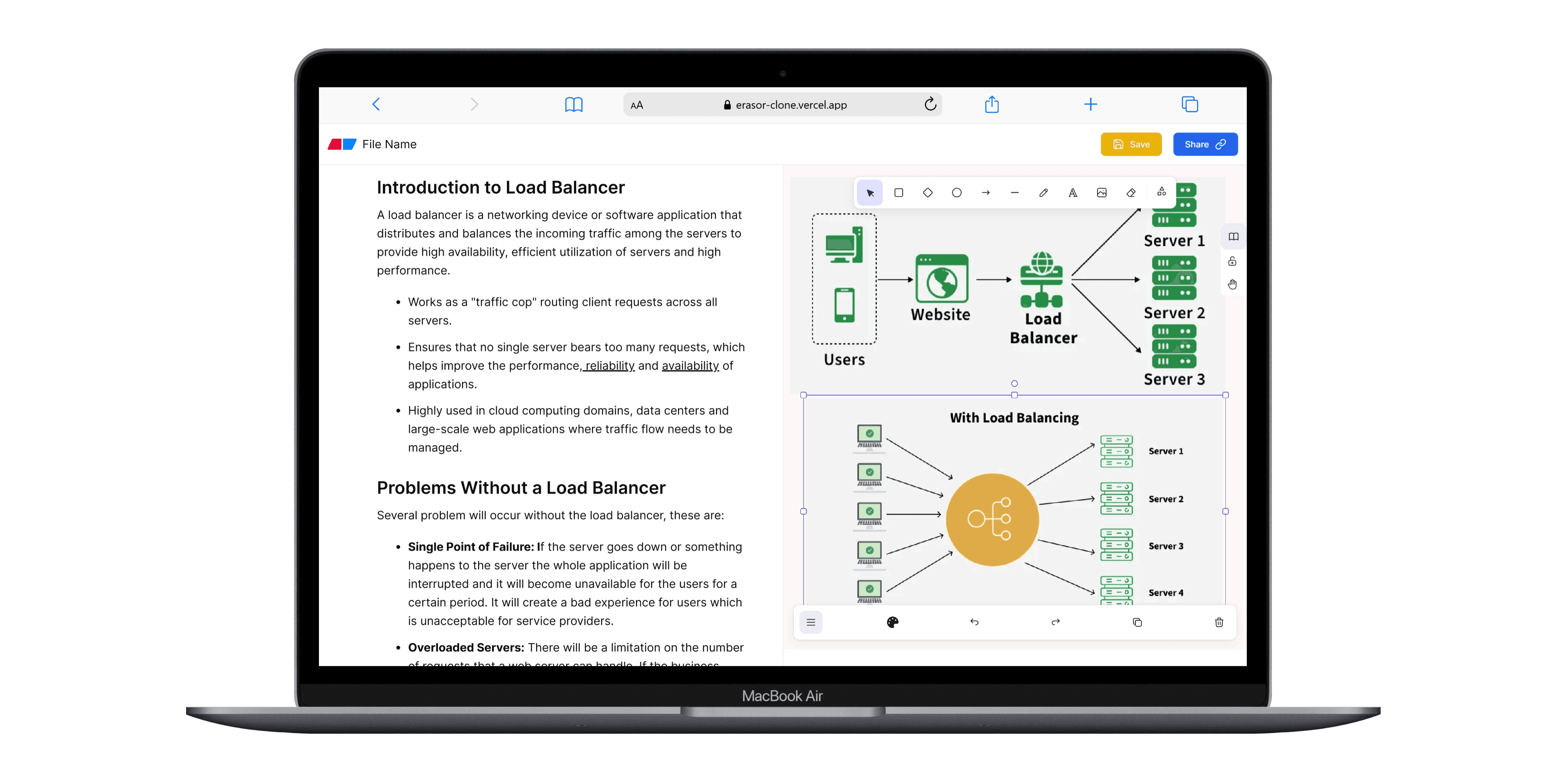 DrawIO - Collaborative Whiteboard